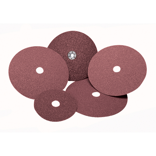 Disques en fibre pour le m&eacute;tal F240, Oxyde d'aluminium, 50, 4-1/2" Dia x 7/8" Arbre Equipex