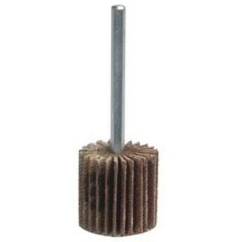 Grind-O-Flex Mini Mounted Flap Wheel, Aluminum Oxide, 180 Grit, 2" x 1" x 1/4" Equipex