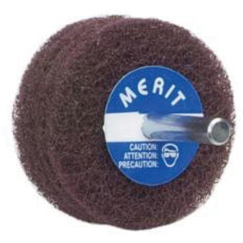 Disques non tiss&eacute;s Abrasotex, 3" dia. x 1" la, Arbre 1/4", Oxyde d'aluminium Equipex