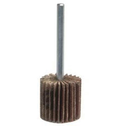 Grind-O-Flex Mini Mounted Flap Wheel, Aluminum Oxide, 240 Grit, 2" x 1/2" x 1/4" Equipex