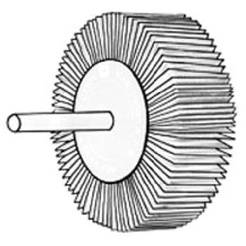 Meule &agrave; lamelles Micro-Mini Grind-O-Flex, Oxyde d'aluminium, Grain 120, 3/4" x 3/16" x 1/8" Equipex