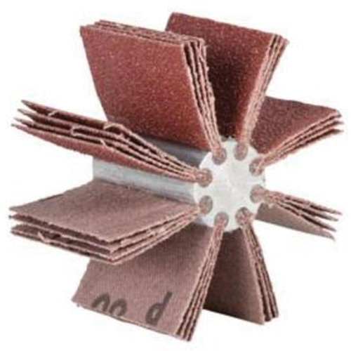 Plain Flap B-810 Bore Polisher, Aluminum Oxide, 60 Grit, 2-3/4" x 1-1/2" Equipex