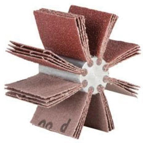 Outil de polissage d'al&eacute;sage &agrave; lamelles ordinaires B-825, Oxyde d'aluminium, Grain 120, 5-3/4" x 1-1/2" x Equipex