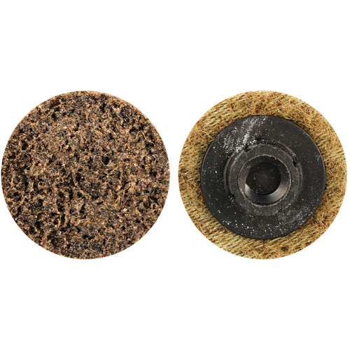Disque de pr&eacute;paration de surface &agrave; remplacement rapide, 1" dia., Grain Cors&eacute;, Oxyde d'aluminium Equipex