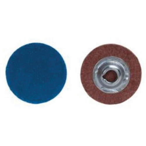 Quick-Change Discs, 2" Dia., 36 Grit, Zirconia Alumina Equipex