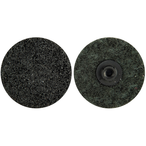 Disques non tiss&eacute;s &agrave; changement rapide, 2" dia., Grain Extra grossier, Oxyde d'aluminium Equipex