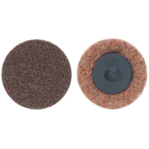 Disques non tiss&eacute;s &agrave; changement rapide, 3" dia., Grain Extra grossier, Oxyde d'aluminium Equipex