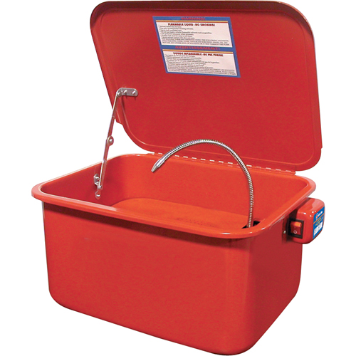 Recirculating Parts Washers, Steel, 5 gal. Equipex