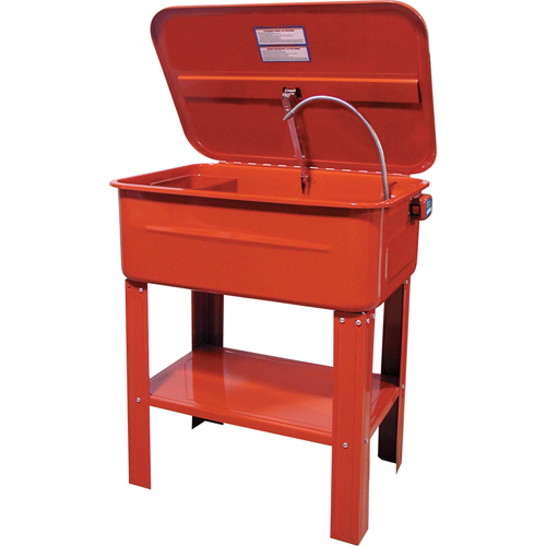 Bassins de nettoyage autorecyclants, Acier, 20 gal. Equipex