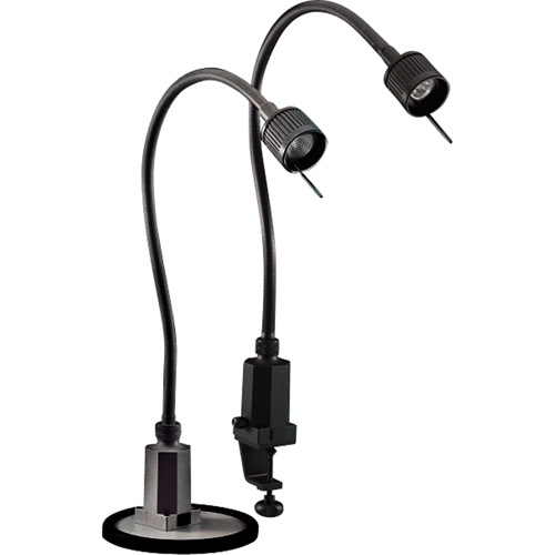 Lampes de travail halog&egrave;nes Sunnex, 20 W, Col 20", Noir Equipex