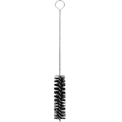Nylon Tube Brush, 3/4" Dia. x 3" L, 8-3/4" Overall Length Equipex