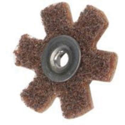 Abrasotex Surface Preparation Star, 1-1/2" Dia., Coarse Grit, Aluminum Oxide Equipex