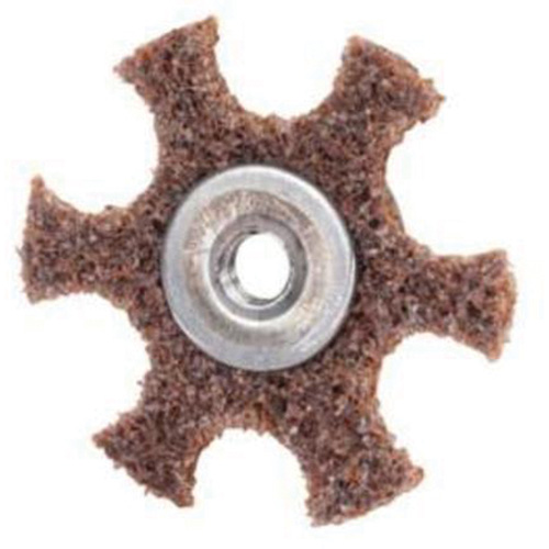 Abrasotex Surface Preparation Star, 2" Dia., Coarse Grit, Aluminum Oxide Equipex