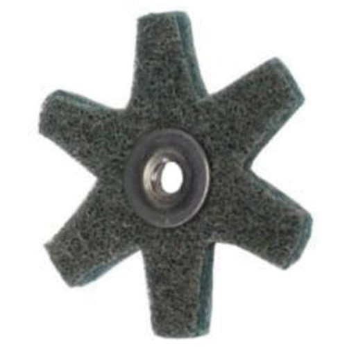 Abrasotex Surface Preparation Star, 2" Dia., Very Fine Grit, Aluminum Oxide Equipex