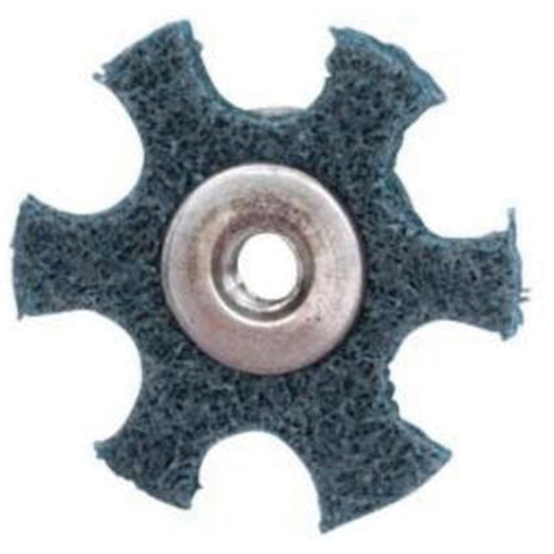 Abrasotex Surface Preparation Star, 3" Dia., Very Fine Grit, Aluminum Oxide Equipex