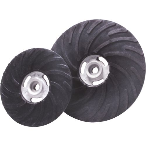 Fibre Discs - Air Cooled Rubber Back Up Pads Equipex