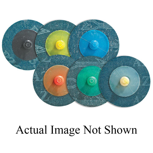 TWIST TOPCUT Sanding Disc, 2" Dia., 36 Grit, Zirconium Equipex