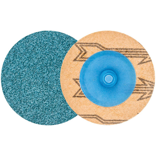 TWIST TOPCUT Sanding Disc, 2" Dia., 60 Grit, Zirconium Equipex