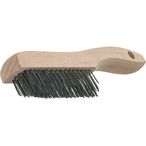 Brosses de grattage &agrave; manche &agrave; patin, garnissage en V, Acier, 4 x 16 rangs de fils, Longueur 19-3/4" Equipex