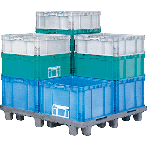 StakPak Plus 4845 System Containers, 15" W x 12" D x 5" H, Royal Blue Equipex
