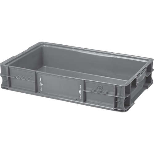 Syst&egrave;me de contenants d'exp&eacute;dition 4845 de StakPak Plus, 15" la x 24" p x 5" h, Gris Equipex