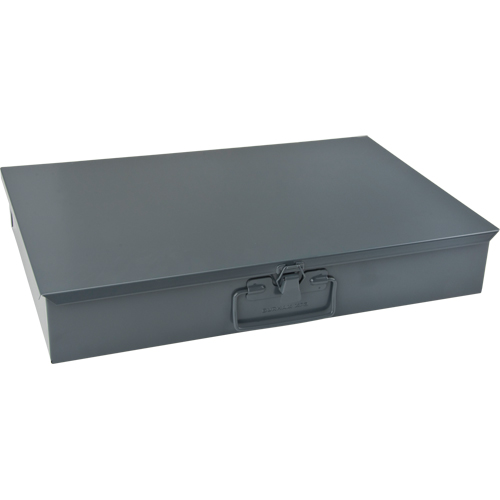 Boîtes en acier &agrave; compartiments &agrave; fond courb&eacute;, 18,34" la x 12,16" p x 3,16" h, 6 horizontaux compartiments Equipex