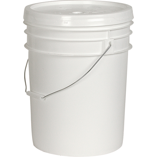 Seau d'usage g&eacute;n&eacute;ral sans couvercle, Plastique, 4 L Equipex