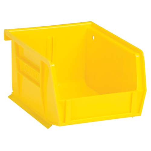 Bacs ultra empilable & suspendable, 4-1/8" la, 3" h x 5-3/8" p, Jaune Equipex