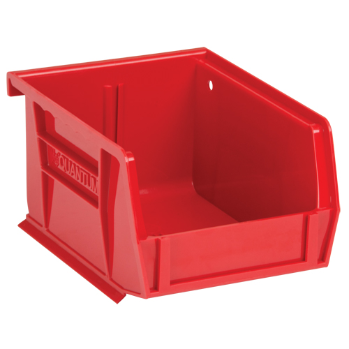 Ultra Stack & Hang Bin, 4-1/8" W x 3" H x 5-3/8" D, Red Equipex