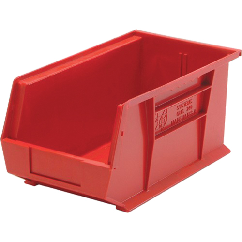 Bacs ultra empilable & suspendable, 8-1/4" la, 7" h x 14-3/4" p, Rouge Equipex