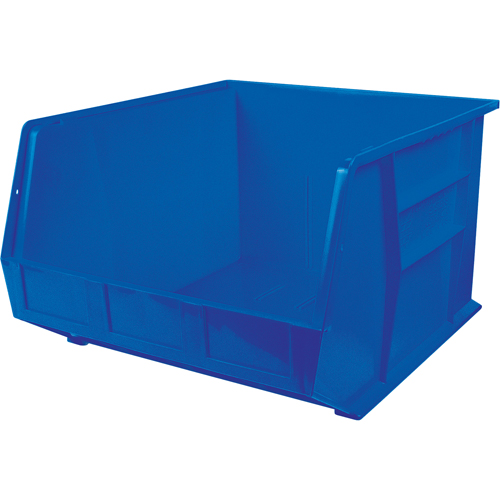 Bacs ultra empilable & suspendable, 16-1/2" la, 11" h x 18" p, Bleu Equipex