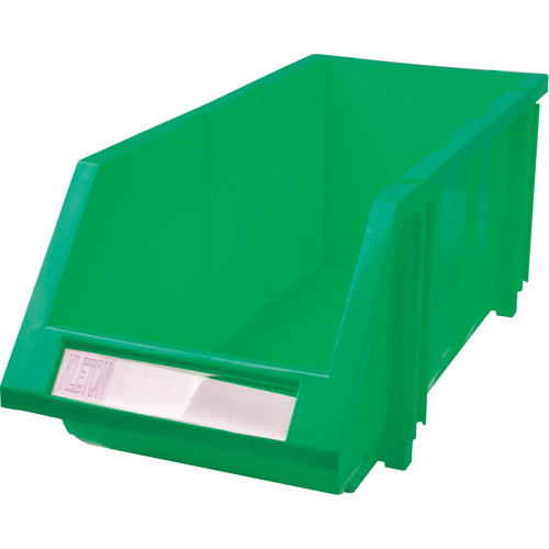 Bac empilable & &agrave; suspendre, 7-7/8" la, 7" h x 17-11/16" p, Vert Equipex