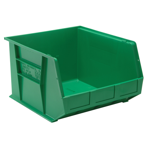 Ultra Stack & Hang Bin, 16-1/2" W x 11" H x 18" D, Green Equipex