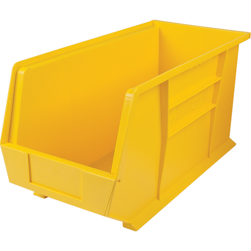 Ultra Stack & Hang Bin, 8-1/4" W x 9" H x 18" D, Yellow Equipex