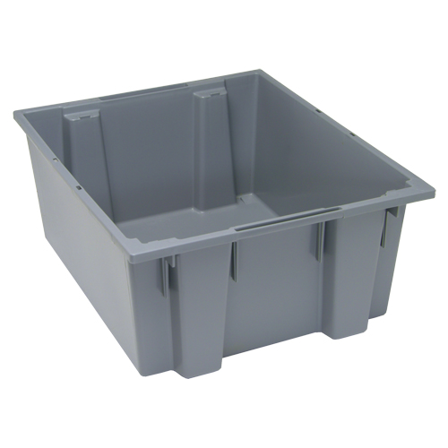 Contenants Stack & Nest, 10" x 23,5" x 19,5", Gris Equipex