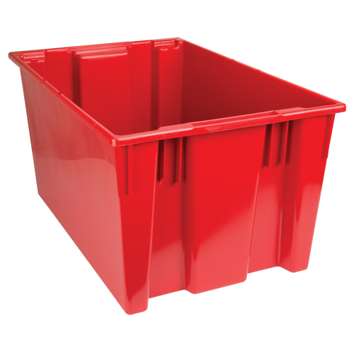 Contenants Stack & Nest, 15" x 29,5" x 19,5", Rouge Equipex