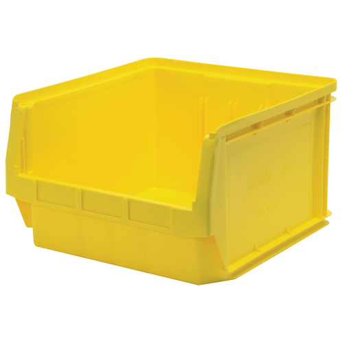 Giant Stacking Containers, 18.375" W x 19.75" D x 11.875" H, Yellow Equipex