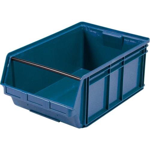 Contenants g&eacute;ants empilables, 18,375" la x 29" p x 11,875" h, Bleu Equipex
