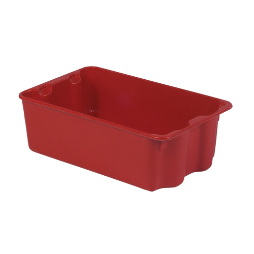 Contenants Stack-N-Nest Polylewton, 7,9" x 24" x 14,1", Rouge Equipex