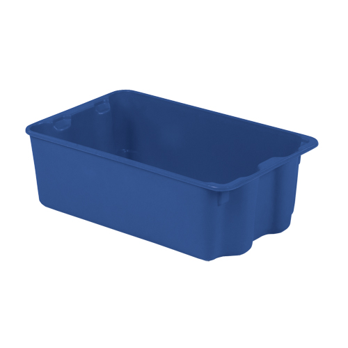 Contenants Stack-N-Nest Polylewton, 7,9" x 24" x 14,1", Bleu Equipex