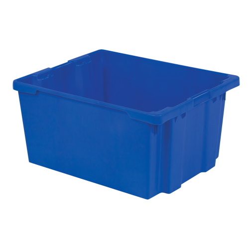 Contenants Stack-N-Nest Polylewton, 15,1" x 30,1" x 24", Bleu Equipex