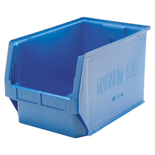 MAGNUM Bin, 11-7/8" H x 12-3/8" W x 19-3/4" D, 150 lbs. Capacity, Black Equipex