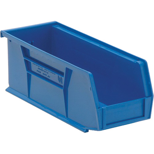 Bacs ultra empilable & suspendable, 4-1/8" la, 4" h x 10-7/8" p, Bleu Equipex