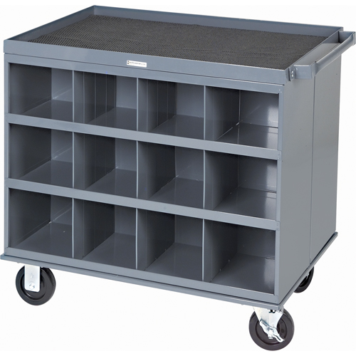 Heavy-Duty 2-Sided Mobile Carts/Work Stations, 1000 lbs. Capacity, 34" x W, 32" x H, 24" D, All-Welded Equipex