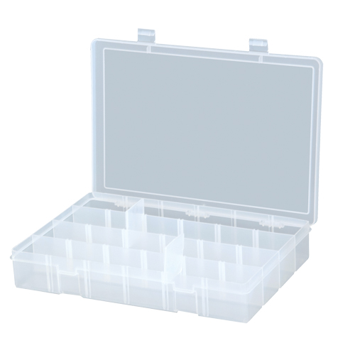 Boîtes &agrave; compartiments compactes, 13,125" la x 2,3125" p x 9" h, 24 compartiments Equipex