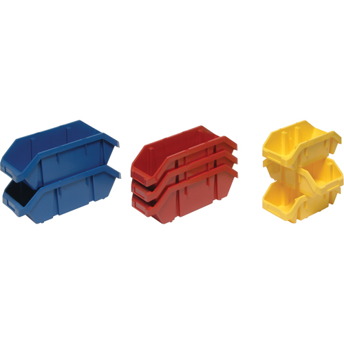 Quick Pick Bins, 5" x 6.625" x 9.5", Red Equipex