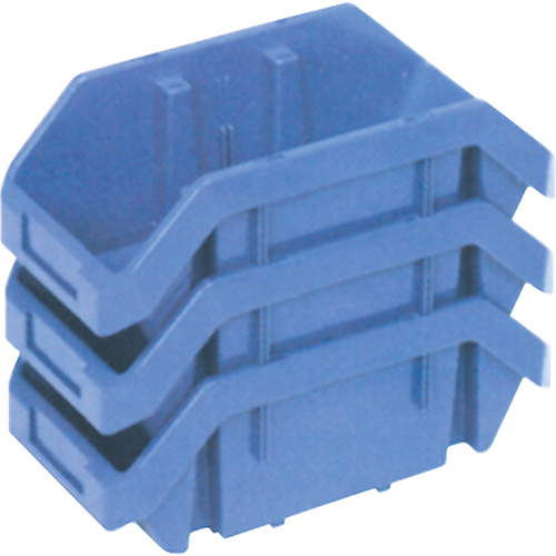 Boîtes &agrave; ramassage rapide "Quick Pick", 5" x 6,625" x 9,5", Bleu Equipex