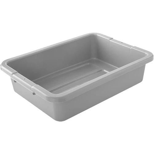 Bus/Utility Boxes - Grey, 5" H x 15" D x 20" L, Plastic, Grey Equipex