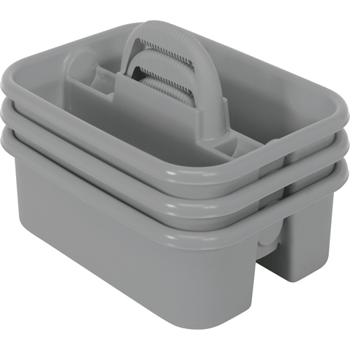 Supply Caddy, 8-3/4" x 13-3/8" x 13-3/8", Grey Equipex