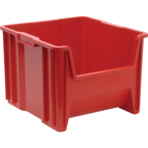 Giant Stacking Containers, 16.5" W x 17.5" D x 12.5" H, Red Equipex